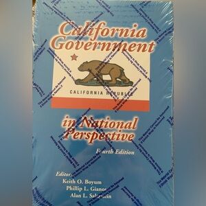 California Government In National Perspective 4th Edition NWT